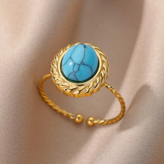 Anillo Piedra Azul