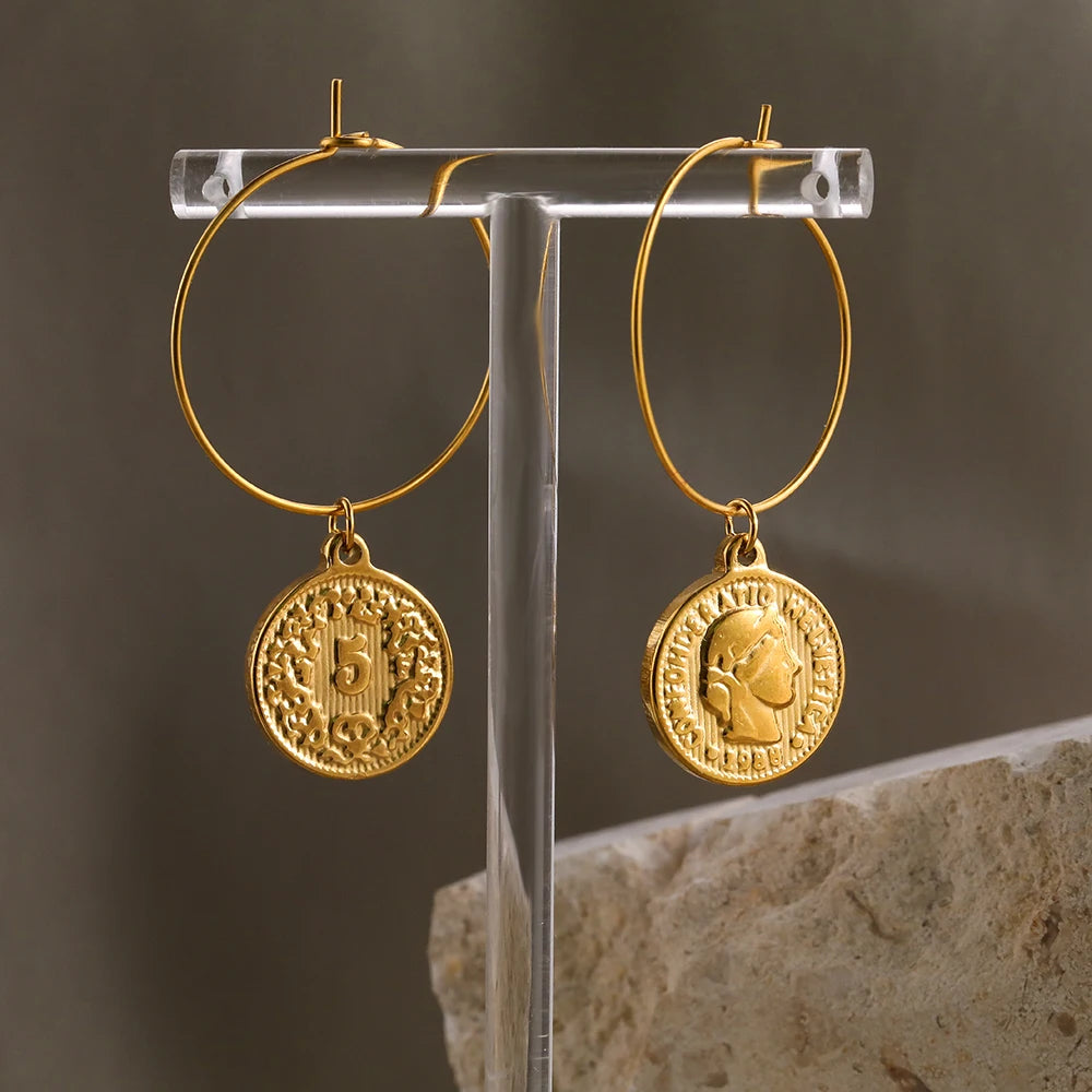 Pendientes Monedas